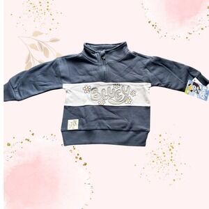*NWT* Bluey Toddler Girls Quarter Zip Sweatshirt‎ -  2T